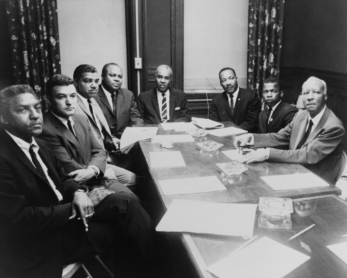 Civil Rights Summit Meeting 1964 Martin Luther King Jr.