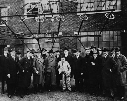 Albert Einstein, Nikola Tesla & Irving Langmuir 1921
