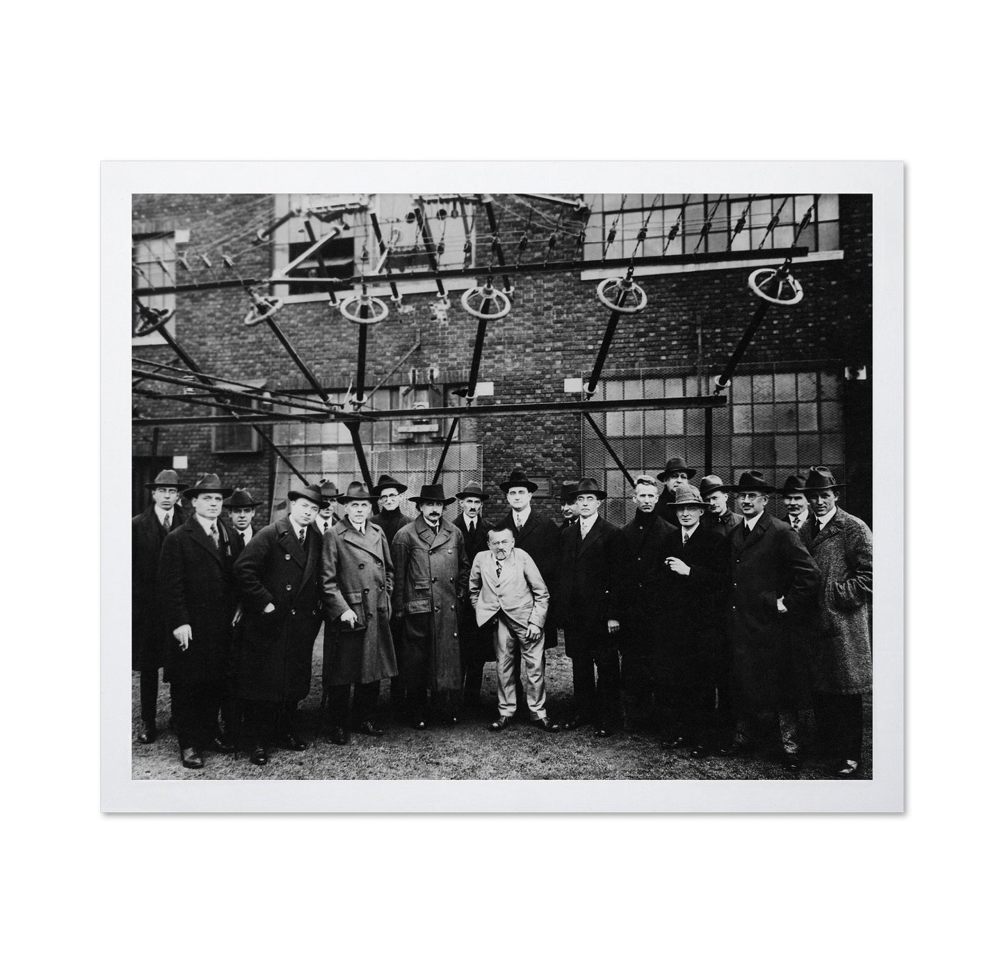 Albert Einstein, Nikola Tesla & Irving Langmuir 1921