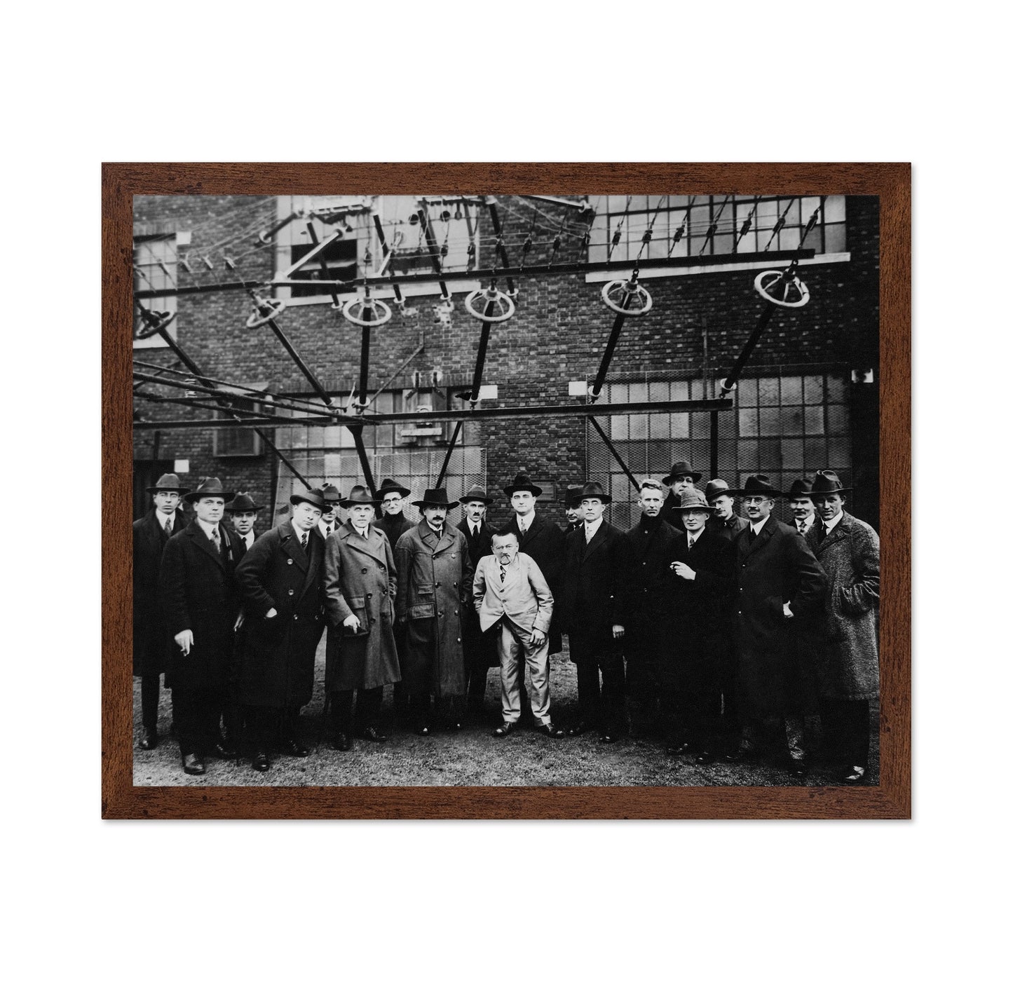 Albert Einstein, Nikola Tesla & Irving Langmuir 1921