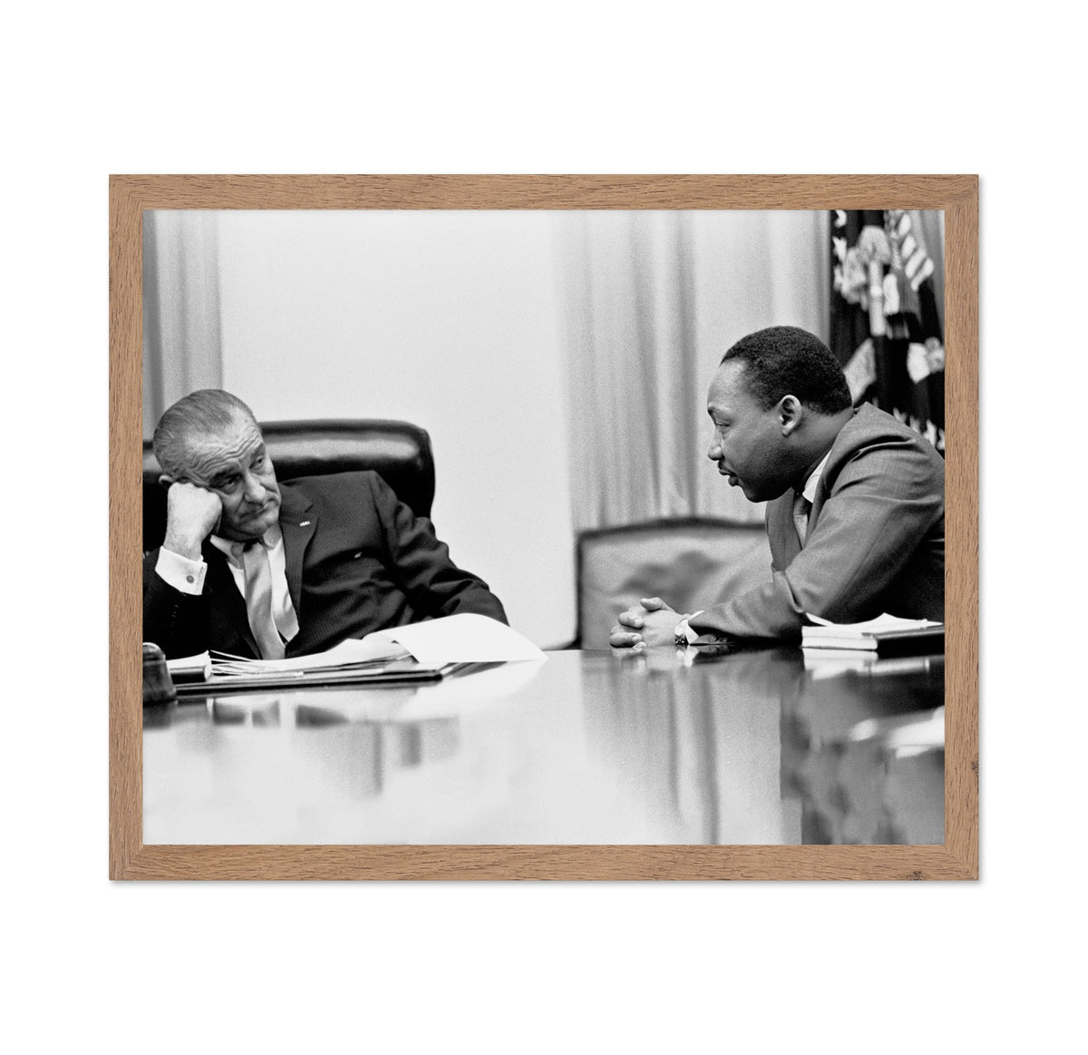 White House Civil Rights Meeting 1966 Lyndon B. Johnson