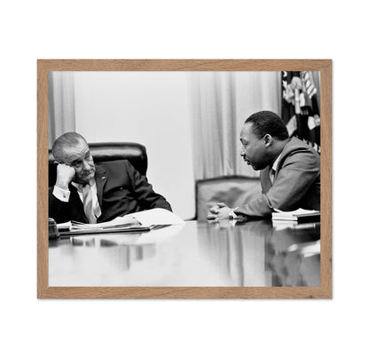 White House Civil Rights Meeting 1966 Lyndon B. Johnson