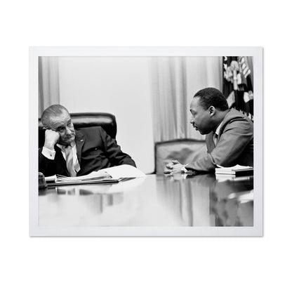 White House Civil Rights Meeting 1966 Lyndon B. Johnson