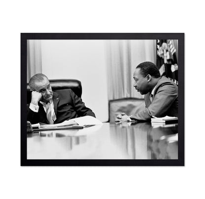 White House Civil Rights Meeting 1966 Lyndon B. Johnson