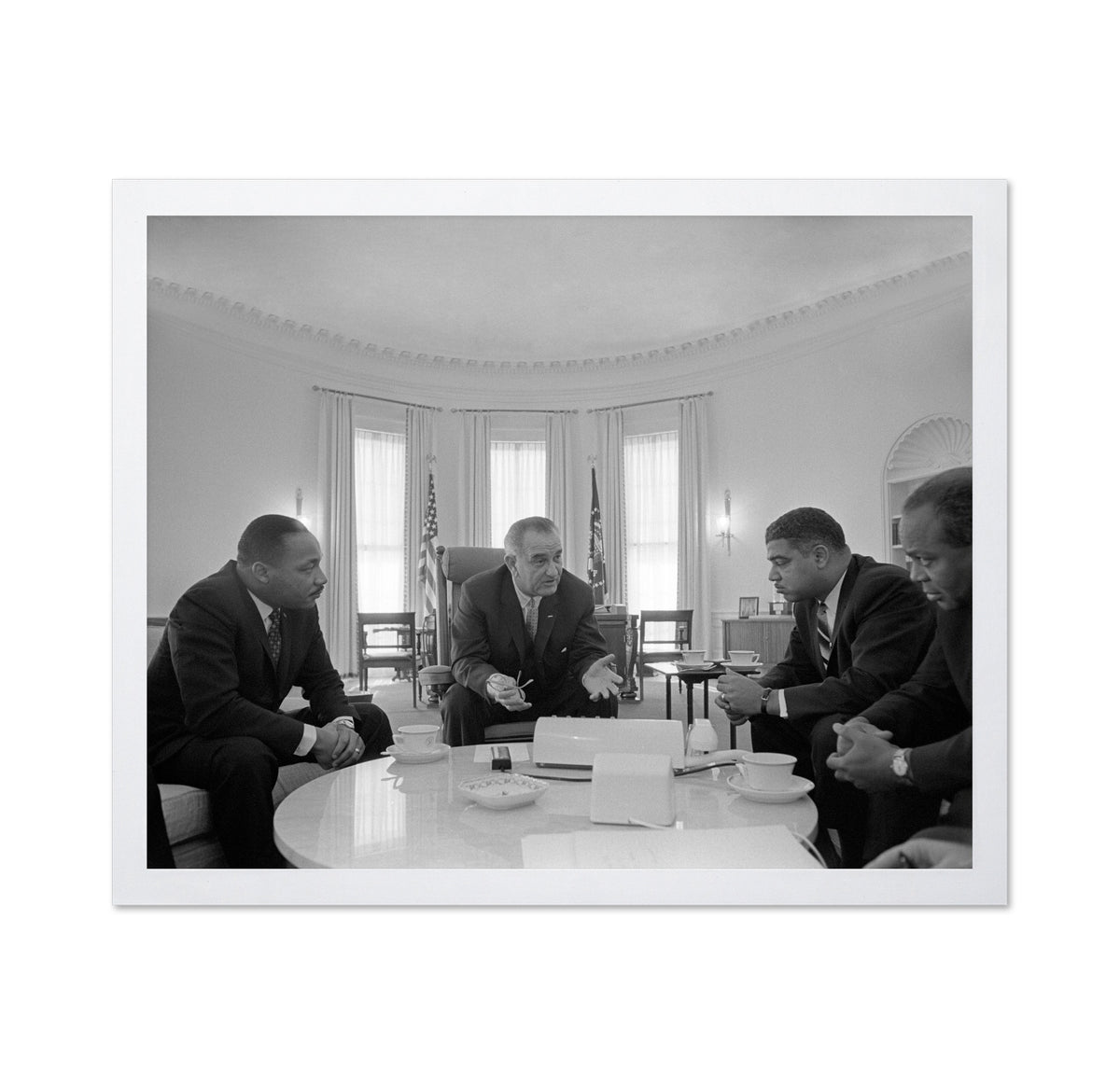 Civil Rights Meeting 1964 Lyndon B. Johnson