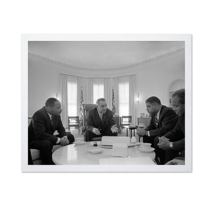 Civil Rights Meeting 1964 Lyndon B. Johnson