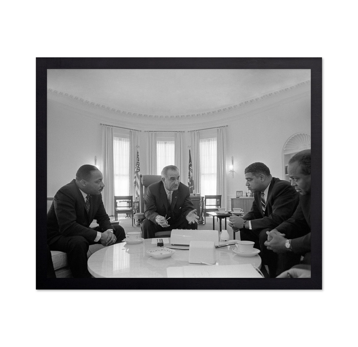 Civil Rights Meeting 1964 Lyndon B. Johnson