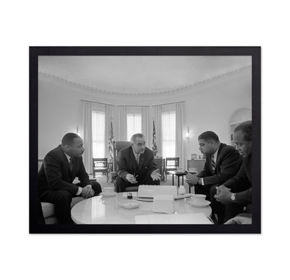 Civil Rights Meeting 1964 Lyndon B. Johnson