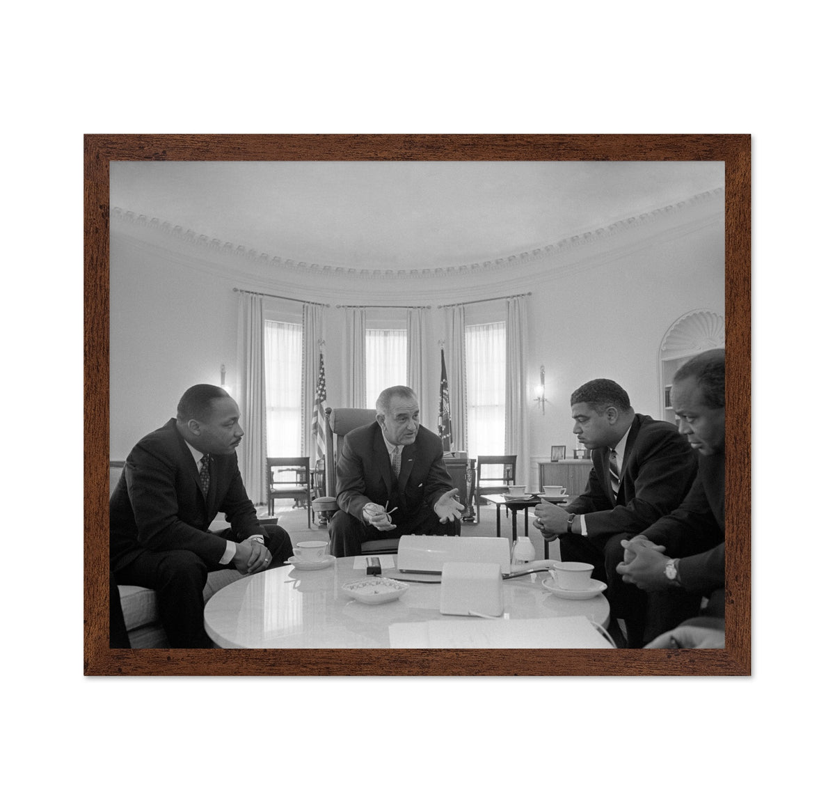 Civil Rights Meeting 1964 Lyndon B. Johnson