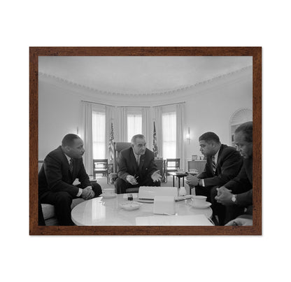 Civil Rights Meeting 1964 Lyndon B. Johnson