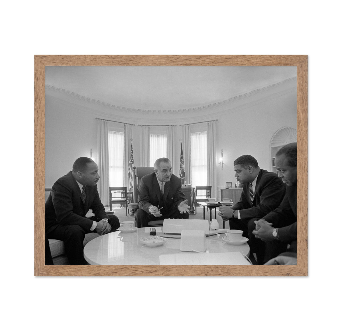 Civil Rights Meeting 1964 Lyndon B. Johnson
