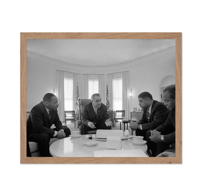 Civil Rights Meeting 1964 Lyndon B. Johnson