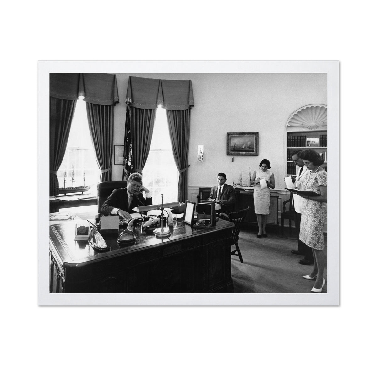 White House Office Call 1962 John F. Kennedy