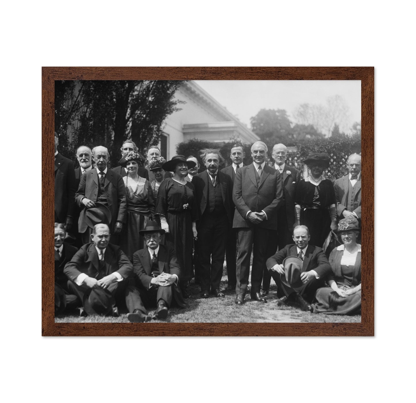 White House Gathering 1921 Albert Einstein