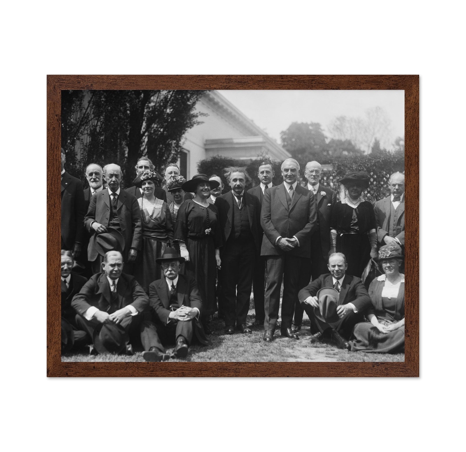 White House Gathering 1921 Albert Einstein