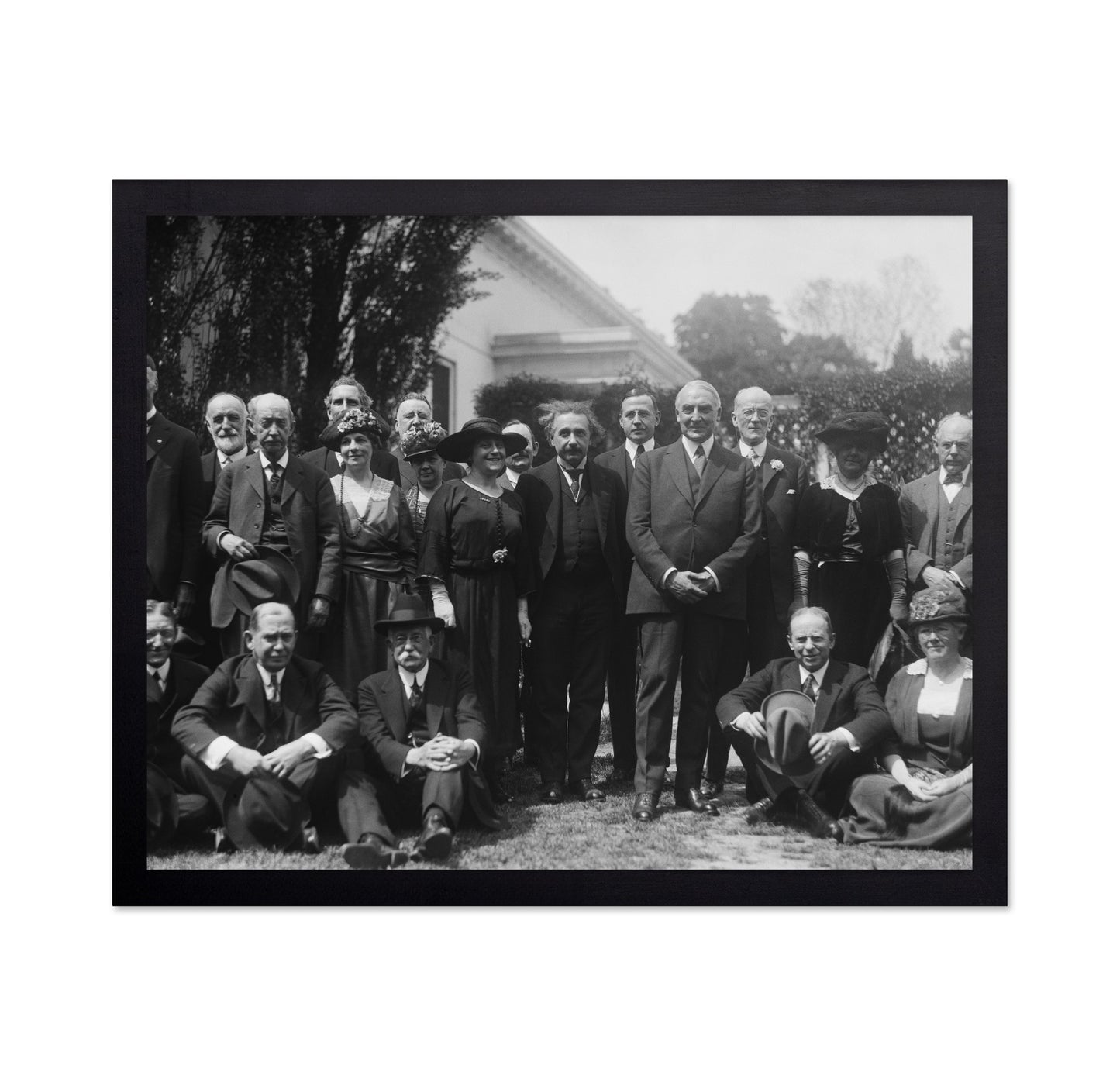 White House Gathering 1921 Albert Einstein