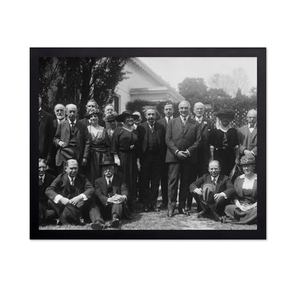 White House Gathering 1921 Albert Einstein