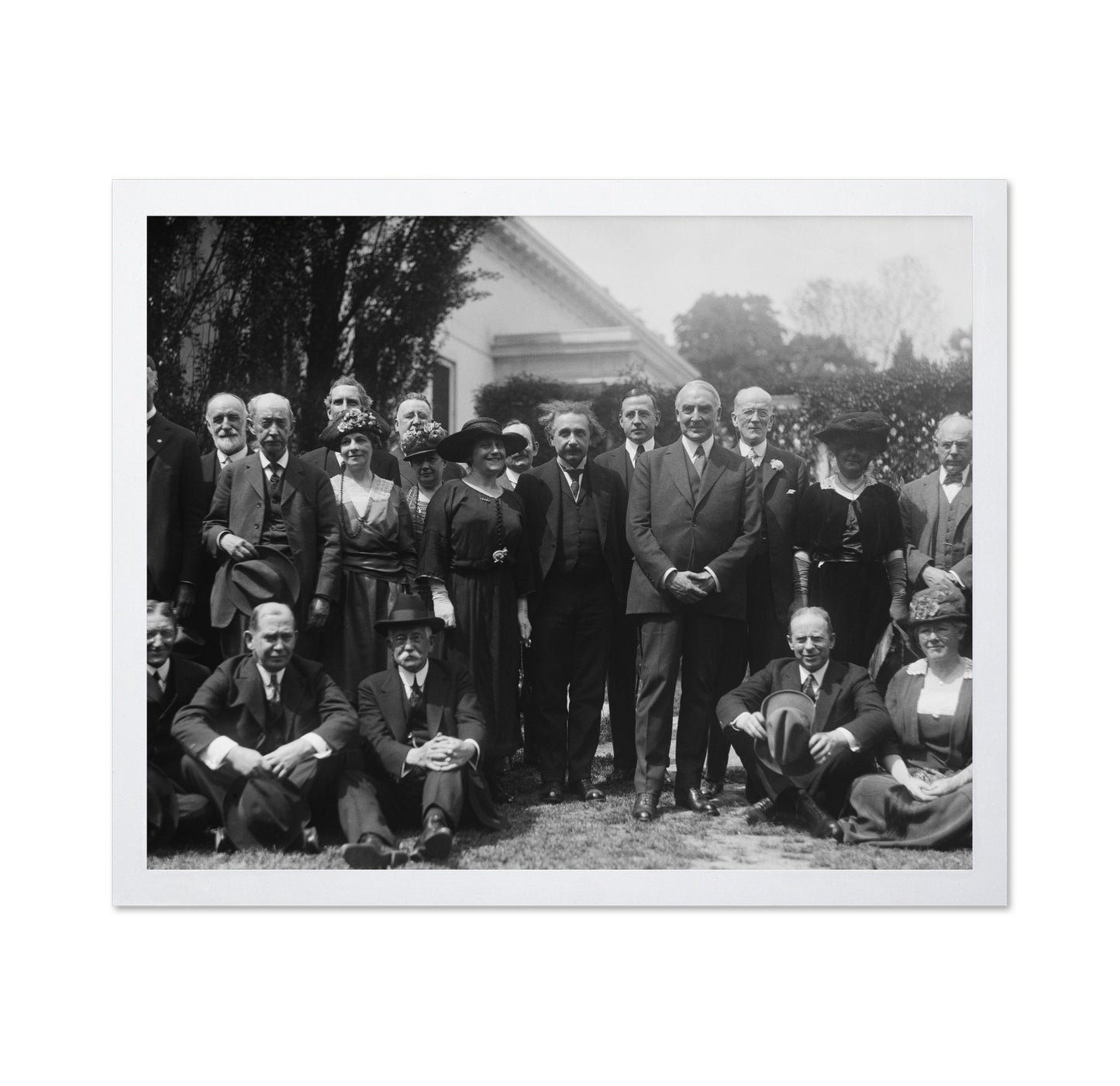 White House Gathering 1921 Albert Einstein