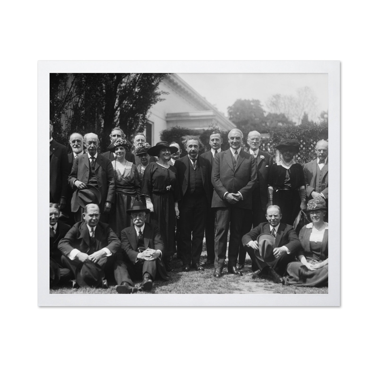 White House Gathering 1921 Albert Einstein