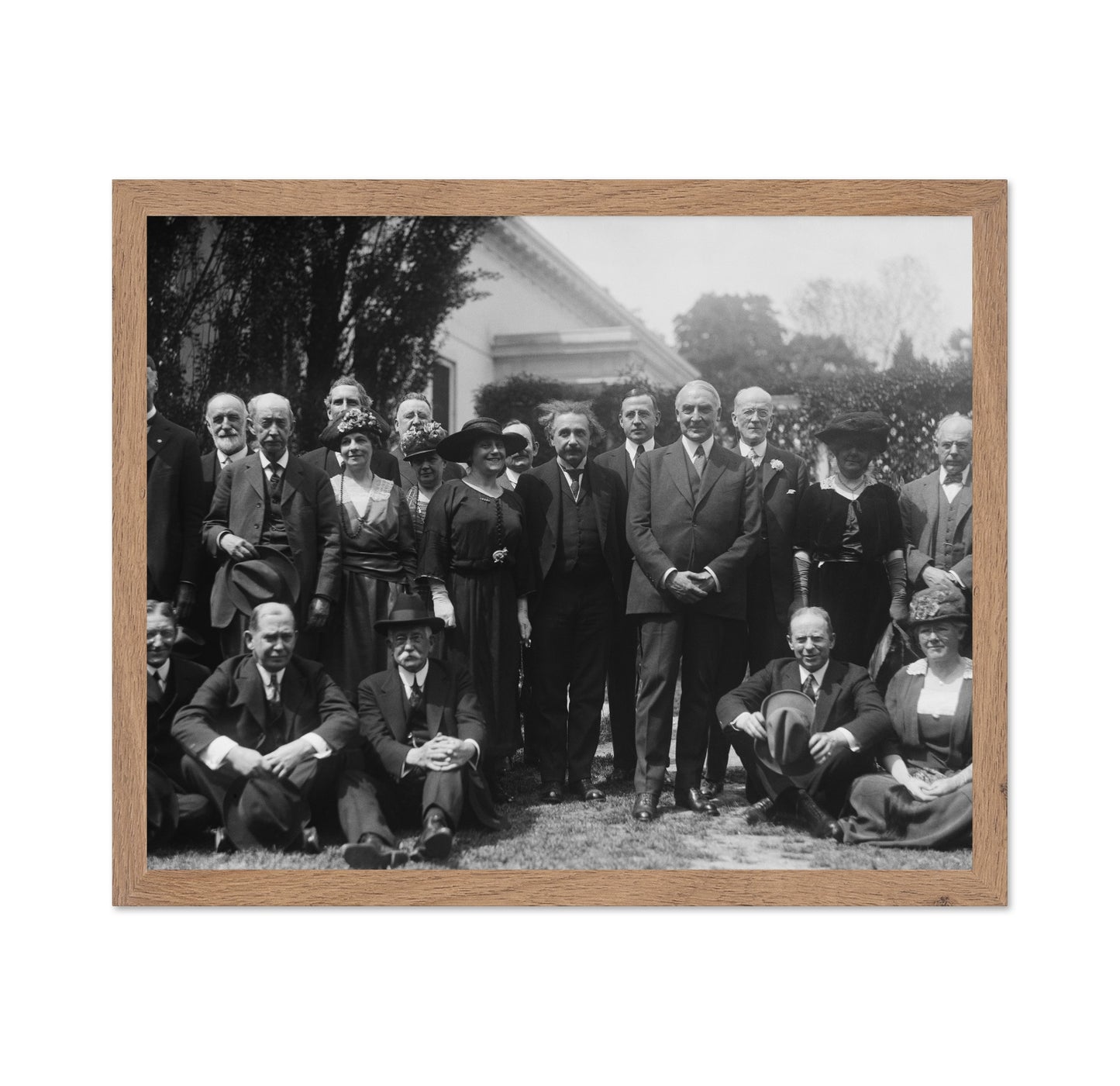 White House Gathering 1921 Albert Einstein