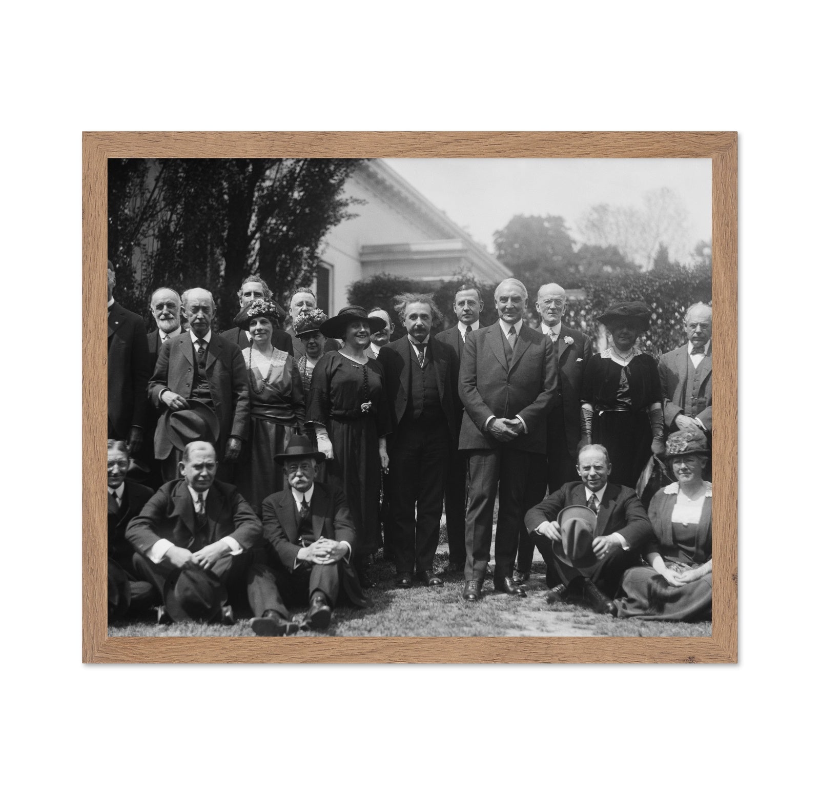 White House Gathering 1921 Albert Einstein