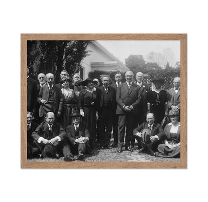 White House Gathering 1921 Albert Einstein