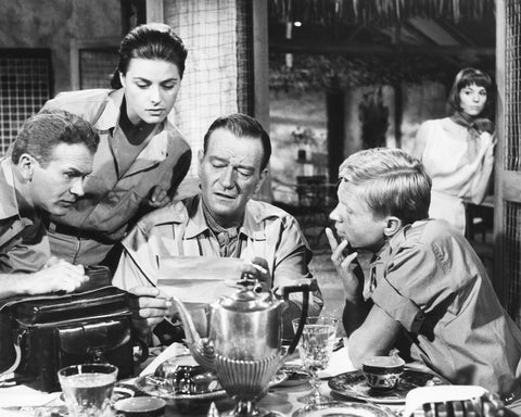 Hatari 1962 John Wayne & Michele Girardon