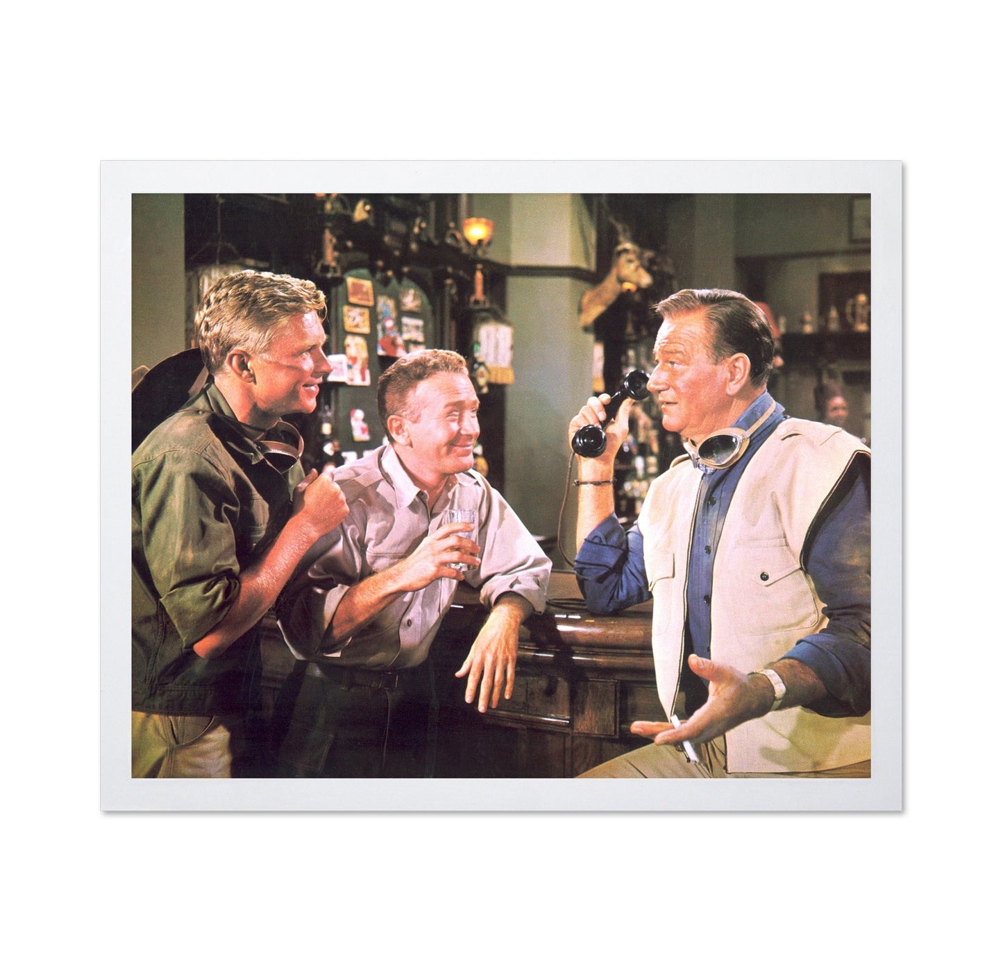 Hatari 1962 John Wayne & Red Buttons