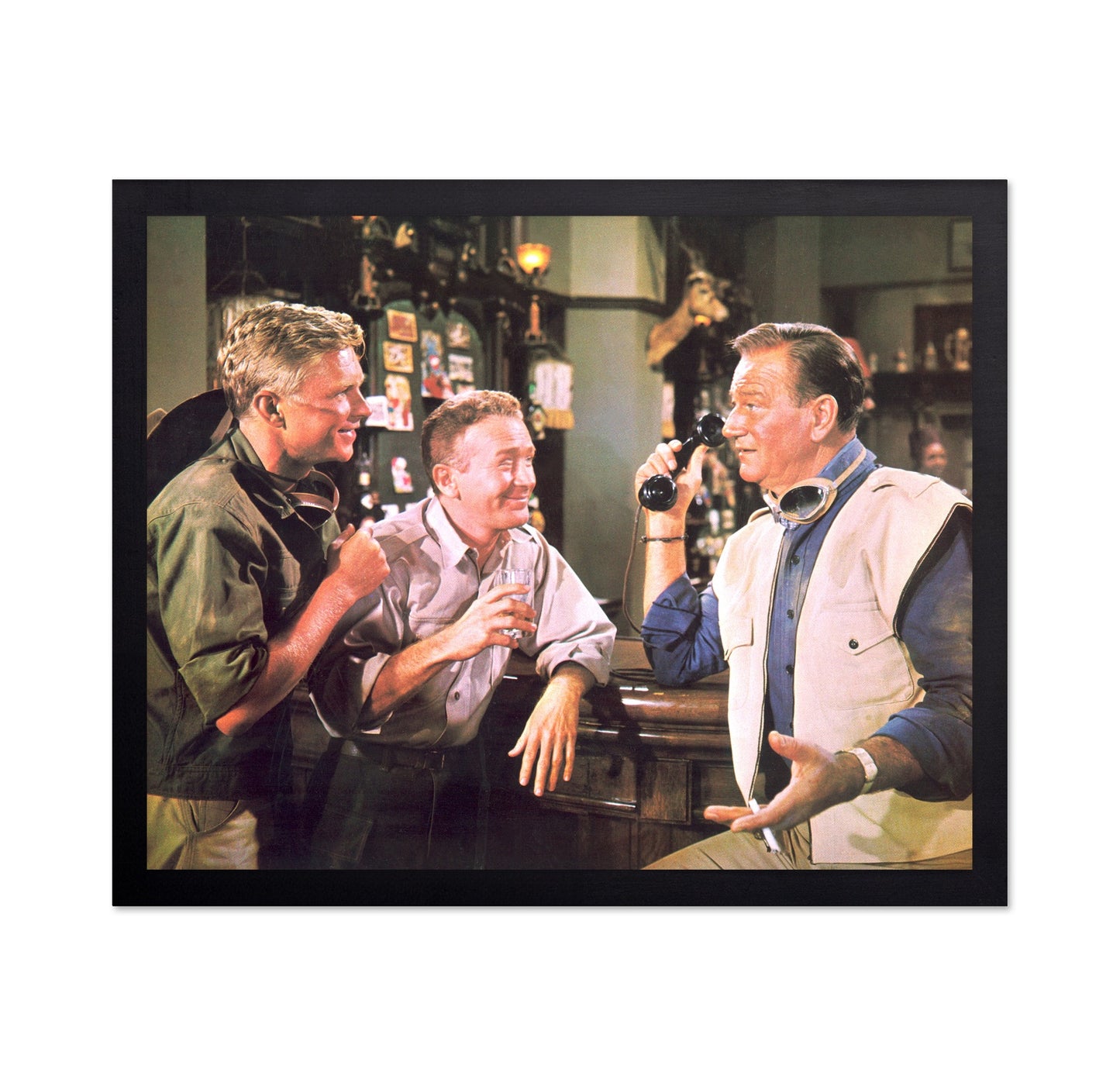 Hatari 1962 John Wayne & Red Buttons