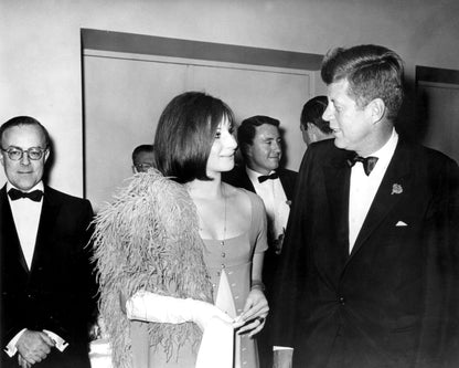 Barbra Streisand & John F. Kennedy 1963