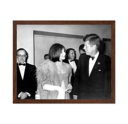 Barbra Streisand & John F. Kennedy 1963