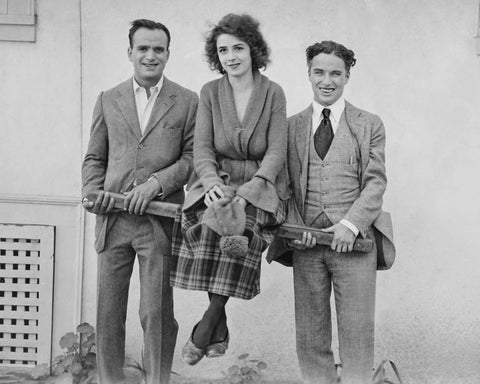 Douglas Fairbanks, Fredrica Hawks & Charlie Chaplin 1910s