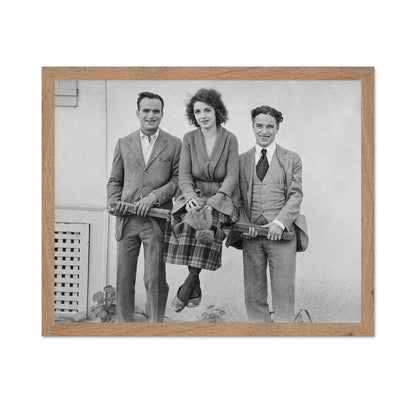 Douglas Fairbanks, Fredrica Hawks & Charlie Chaplin 1910s