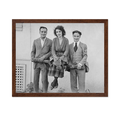 Douglas Fairbanks, Fredrica Hawks & Charlie Chaplin 1910s