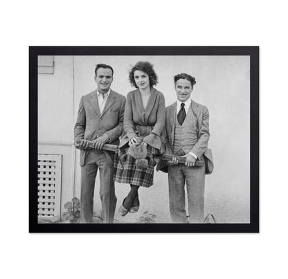 Douglas Fairbanks, Fredrica Hawks & Charlie Chaplin 1910s