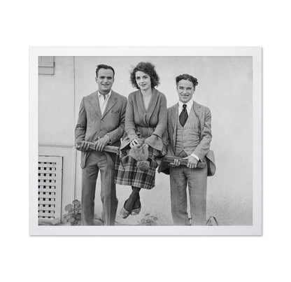 Douglas Fairbanks, Fredrica Hawks & Charlie Chaplin 1910s