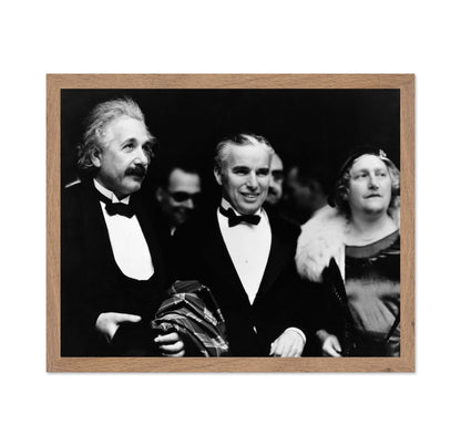 Albert Einstein, Charles Chaplin & Elsa Lowenthal Einstein 1931