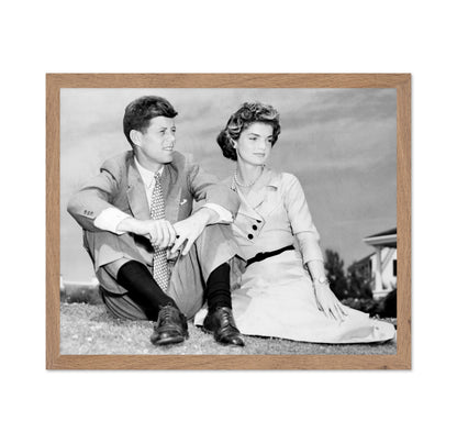 John F. Kennedy & Jacqueline Kennedy 1953