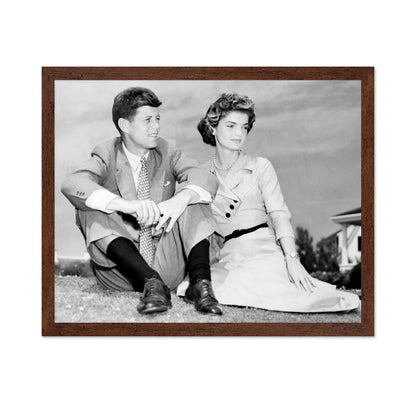 John F. Kennedy & Jacqueline Kennedy 1953