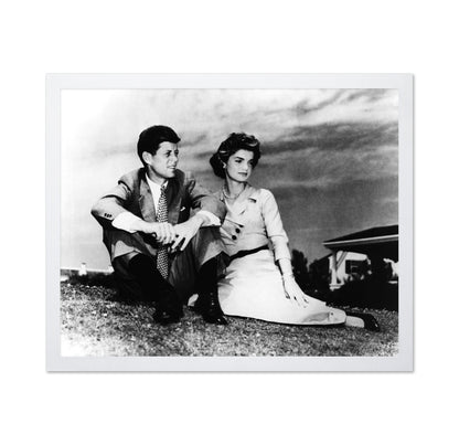John F. Kennedy & Jacqueline Kennedy 1950s No1