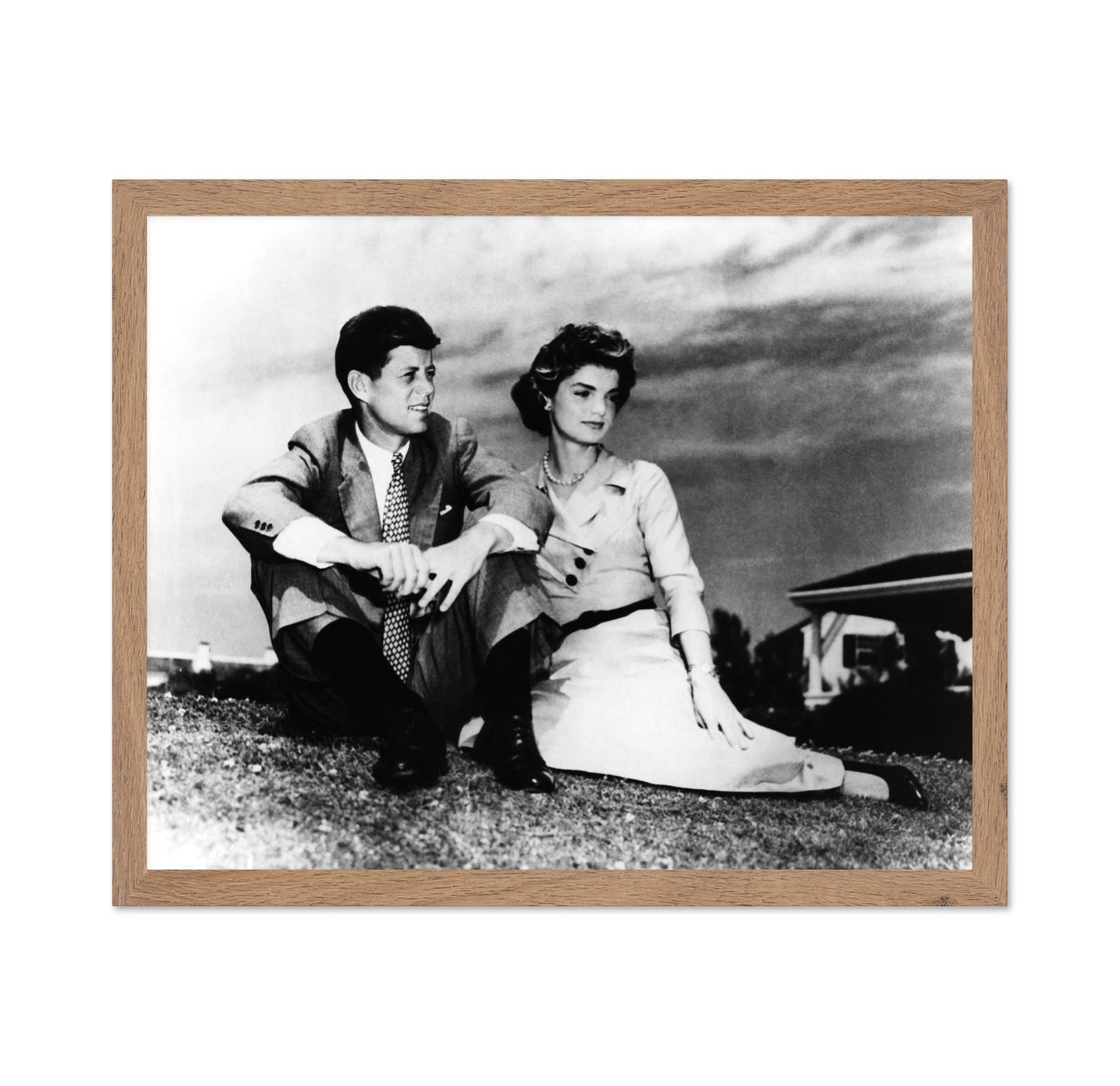 John F. Kennedy & Jacqueline Kennedy 1950s No1
