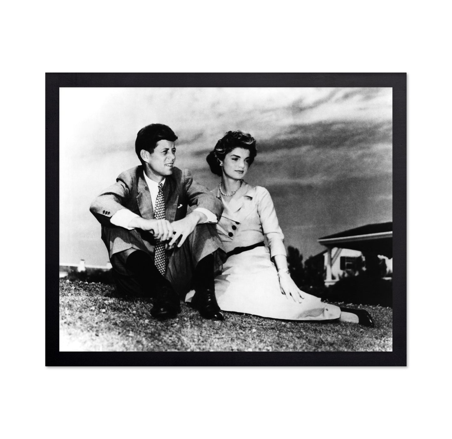 John F. Kennedy & Jacqueline Kennedy 1950s No1