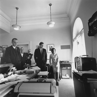 John F. Kennedy, Lyndon Johnson, Robert Kennedy 1961