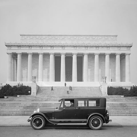 Lincoln Coupe Lincoln Memorial Washington Dc 1925