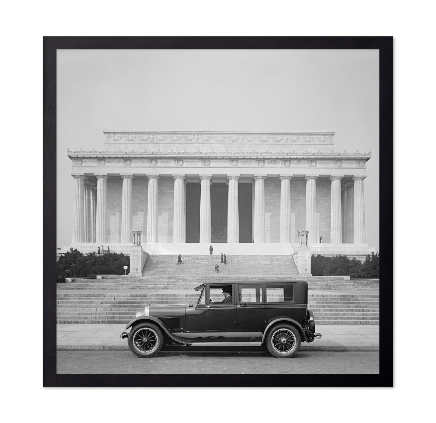 Lincoln Coupe Lincoln Memorial Washington Dc 1925