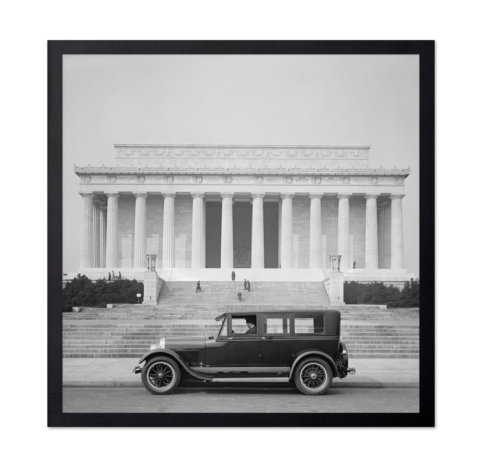 Lincoln Coupe Lincoln Memorial Washington Dc 1925