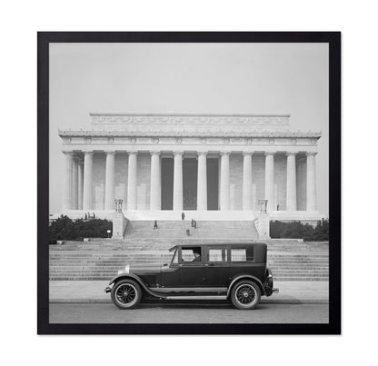 Lincoln Coupe Lincoln Memorial Washington Dc 1925
