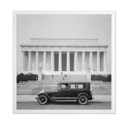 Lincoln Coupe Lincoln Memorial Washington Dc 1925