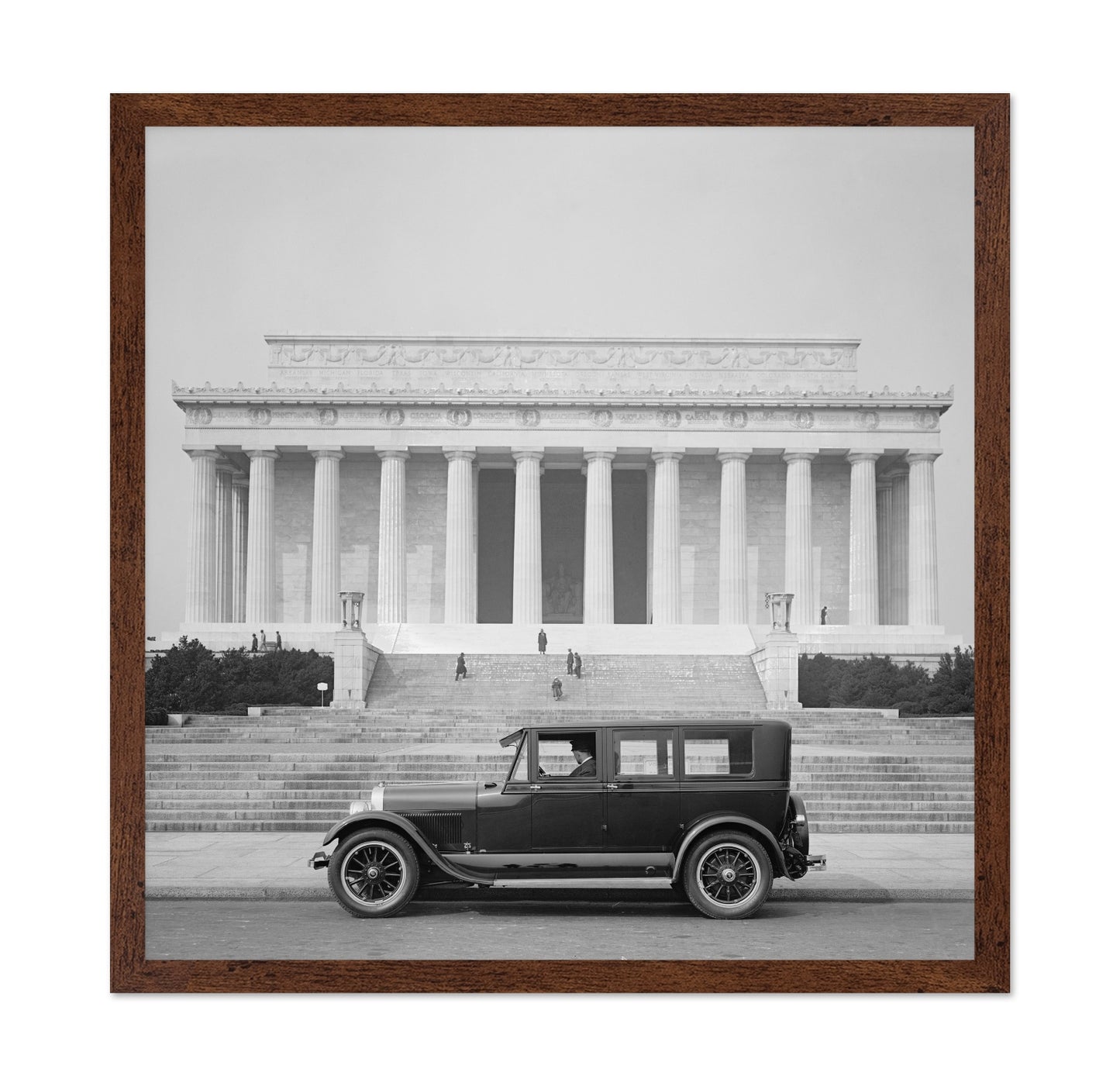 Lincoln Coupe Lincoln Memorial Washington Dc 1925
