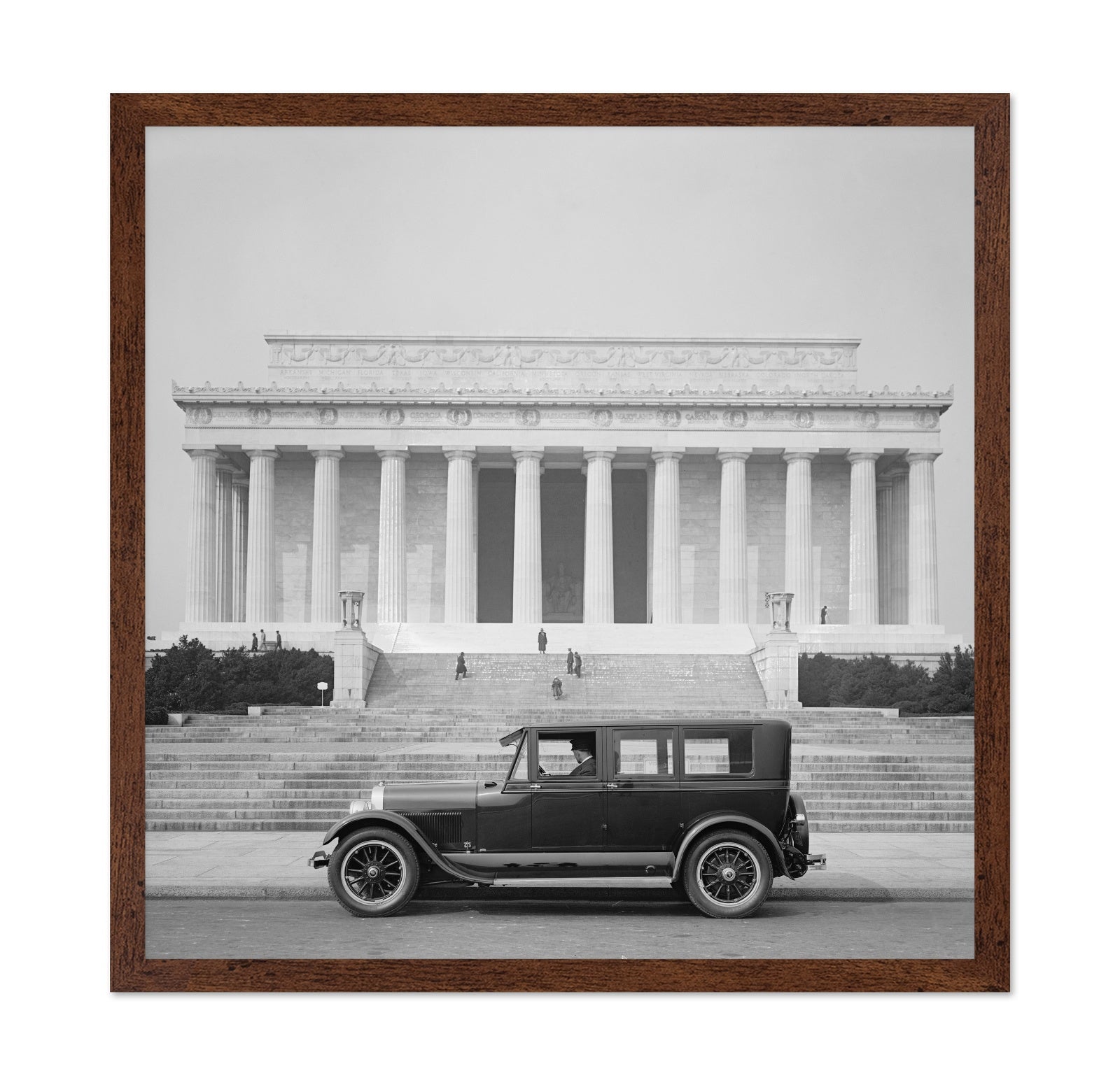 Lincoln Coupe Lincoln Memorial Washington Dc 1925